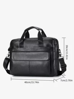 Sac Bandoulière Accessoires De Sport Noir Hommes Mallette Sac Cartable D'affaire
