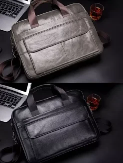 Sac Bandoulière Accessoires De Sport Noir Hommes Mallette Sac Cartable D'affaire