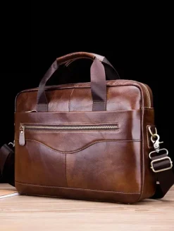 Sac Bandoulière Accessoires Mallette Glissière Éclaire Hommes Sac Cartable D'affaire
