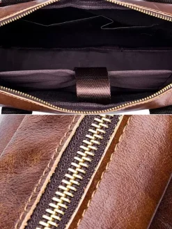 Sac Bandoulière Accessoires Mallette Glissière Éclaire Hommes Sac Cartable D'affaire