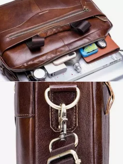 Sac Bandoulière Accessoires Mallette Glissière Éclaire Hommes Sac Cartable D'affaire