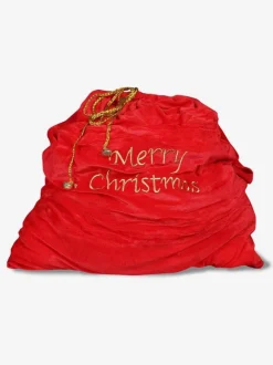 Sac Cadeau De Noël Rouge Accessoires De Cosplay Père Noël Déguisement