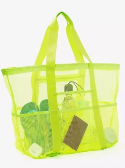 Sac de plage en maille grande capacité sac de voyage multifonctionnel sac de rangement à bandoulière portable 2026