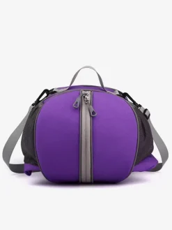 Sac De Sport Basketball À Glissière Éclaire Bandoulière Avec Poches