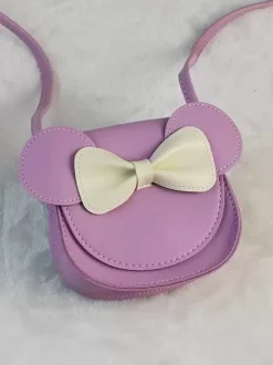 Sac Sweet Lolita en cuir PU rouge avec n艙uds sac bandoulière en cuir PU accessoires Lolita