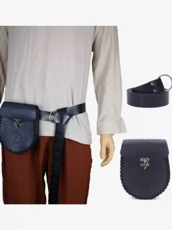 Sac Accessoires De Costume Steampunk Noir Rétro Vintage Hommes