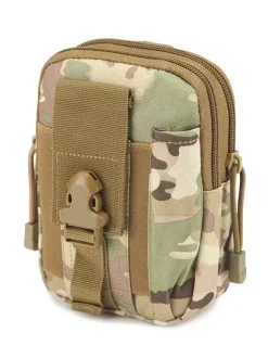 Sac banane pour sports de plein air sac pour téléphone portable pour homme sac de course à pied ceinture de ventilateur militaire petit sac banane