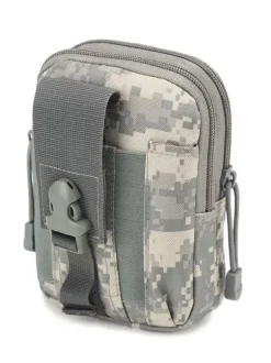 Sac banane pour sports de plein air sac pour téléphone portable pour homme sac de course à pied ceinture de ventilateur militaire petit sac banane