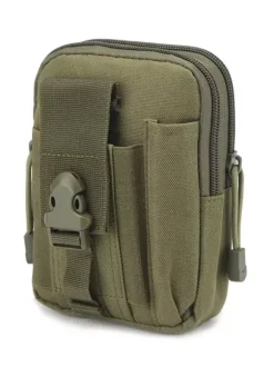 Sac banane pour sports de plein air sac pour téléphone portable pour homme sac de course à pied ceinture de ventilateur militaire petit sac banane