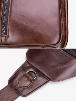 Sac Bandoulière Accessoires De Sport Marron Foncé Sac D'affaire Hommes