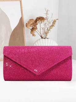 Sac à bandoulière avec chaîne Sac à main de soirée brillant pour femme 2026
