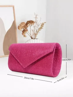 Sac à bandoulière avec chaîne Sac à main de soirée brillant pour femme 2026
