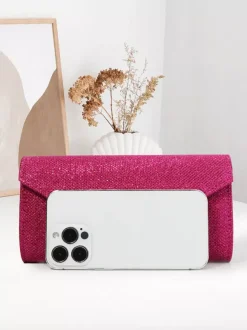 Sac à bandoulière avec chaîne Sac à main de soirée brillant pour femme 2026