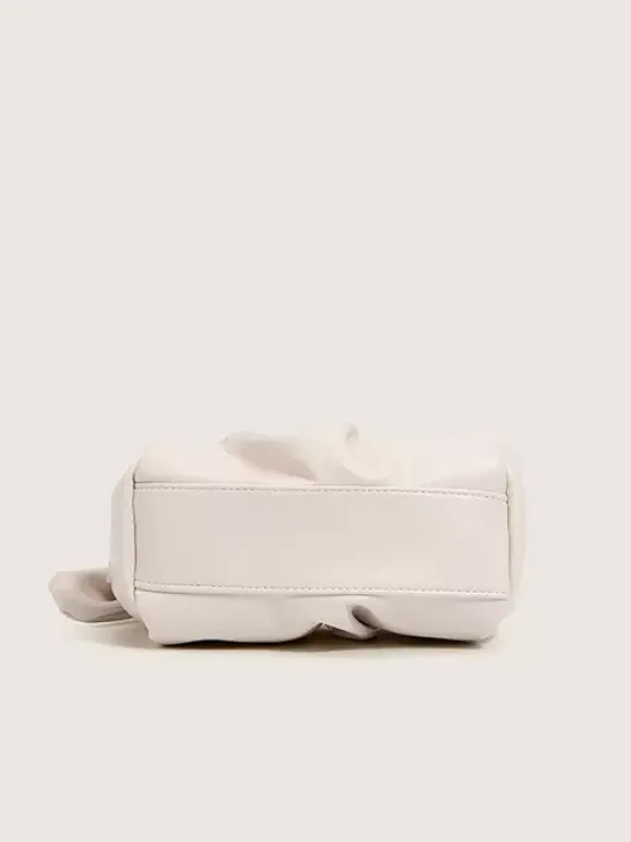 Sac à bandoulière en forme de nuage avec chaîne et n艙ud en similicuir pour femme 2026