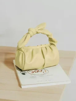 Sac à bandoulière en forme de nuage avec chaîne et n艙ud en similicuir pour femme 2026