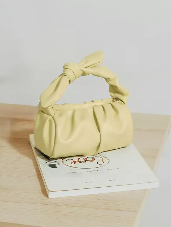 Sac à bandoulière en forme de nuage avec chaîne et n艙ud en similicuir pour femme 2026