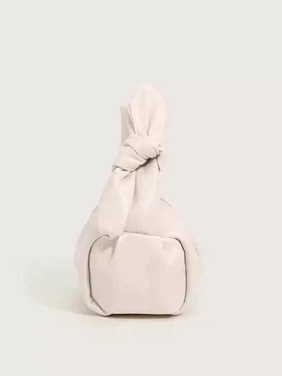 Sac à bandoulière en forme de nuage avec chaîne et n艙ud en similicuir pour femme 2026