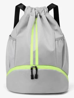 Sac À Dos De Sport Hommes En Salle En Glissière Éclaire Poches Décontracté
