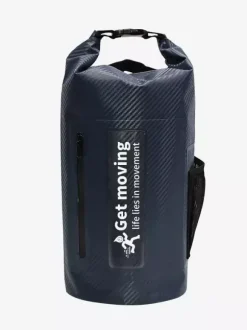 Sac à dos étanche multicolore à fermeture enroulable avec poche avant zippée