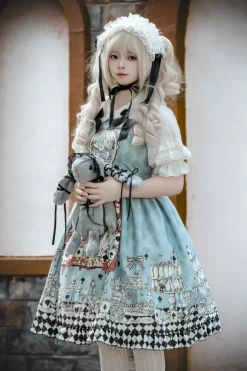 Sac gothique Lolita avec n艙uds en Spandex blanc sac à bandoulière en dentelle et fibre de Polyester accessoires Lolita