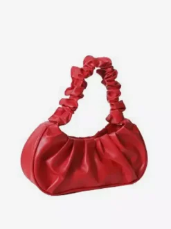 Sac à main en similicuir avec sac nuage plissé pour femme 2026