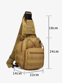 Sac pour homme Sac de banlieue en nylon kaki A Field Bag