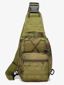 Sac pour hommes Nylon Nylon Camouflage Messenger Sac