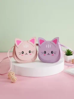 Sac Sweet Lolita en cuir PU rouge sac bandoulière en cuir PU chat accessoires Lolita