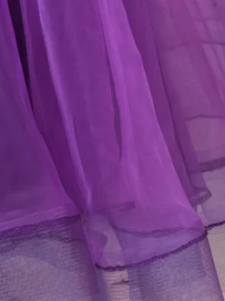 Salle de bal Costumes de danse Lycra Purple femmes Spandex Set robe de danse