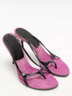Sandales à talons hauts pour femmes mules à brides et talons aiguilles