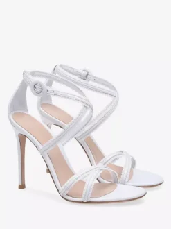 Sandales à talons pour femmes Sandales à talons aiguilles à bout rond