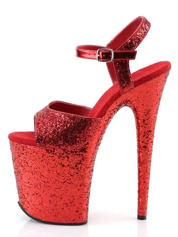 Sandales Sexy Pour Femme Noisette En Cuir Synthétique Peep Toe Stiletto Chaussures Sexy