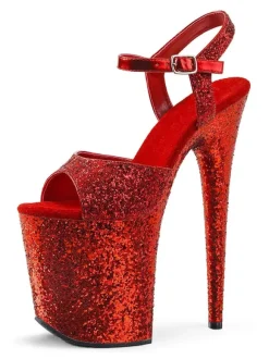 Sandales Sexy Pour Femme Noisette En Cuir Synthétique Peep Toe Stiletto Chaussures Sexy