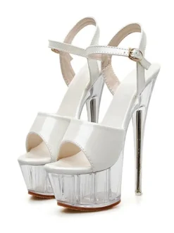 Sandales sexy talon haut plateforme chaussures pole danse