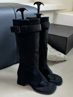 Sandales gladiateur à talon épais et boucle pour femmes