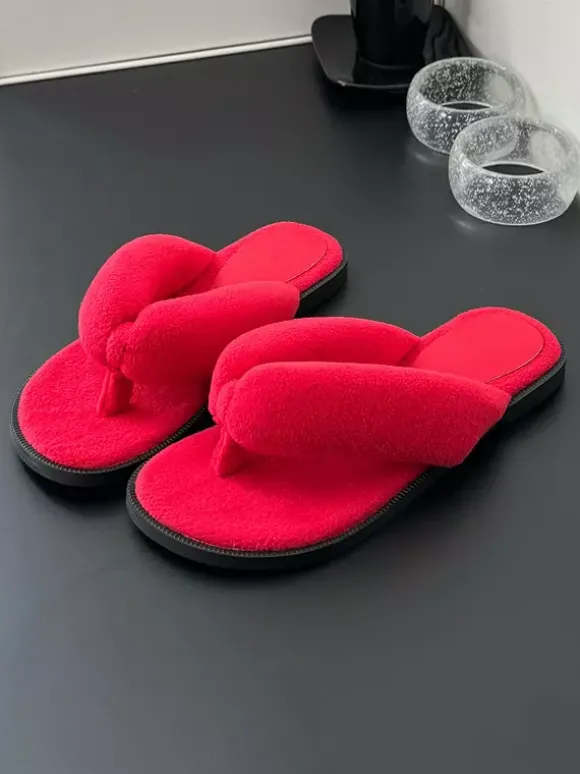 Sandales plates à enfiler pour femmes