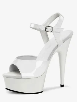 Sandales sexy talon haut plateforme chaussures pole danse