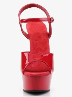 Sandales sexy talon haut plateforme chaussures pole danse