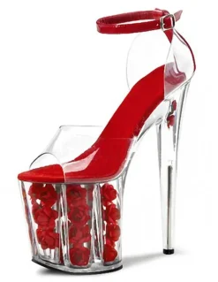 Sandales sexy talon haut plateforme chaussures pole danse