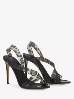 Sandales à talons hauts bout ouvert chaussures de soirée à talons aiguilles