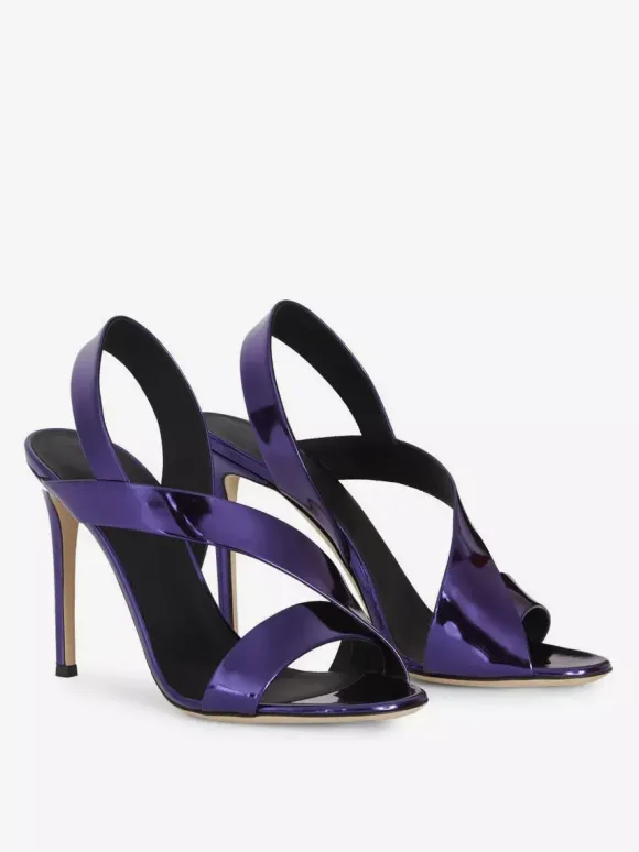 Sandales à talons hauts bout ouvert chaussures de soirée à talons aiguilles