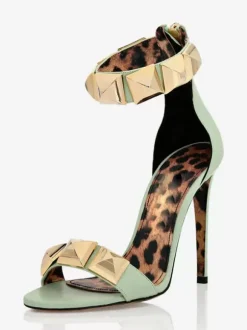 Sandales à talons hauts et bout ouvert chaussures de soirée à talons aiguilles