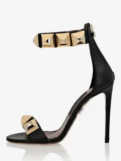 Sandales à talons hauts et bout ouvert chaussures de soirée à talons aiguilles