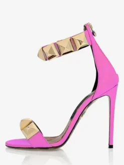 Sandales à talons hauts et bout ouvert chaussures de soirée à talons aiguilles