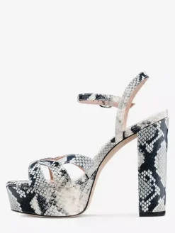Sandales à talons hauts pour femmes plateforme talon épais bride cheville