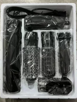 Sèche-cheveux professionnel 5 en 1 ensemble de brosses à friser bigoudi outil de coiffure