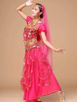 Séduisant Costumede danse orientale en chiffon Déguisements Halloween