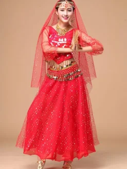 Séduisant Costumede danse orientale en chiffon Déguisements Halloween