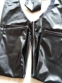 Sexy Costume Masculin noir en polyester unicolore de Carnaval Déguisements Halloween