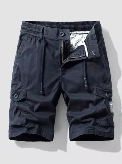 Short cargo homme été vintage sport ample décontracté